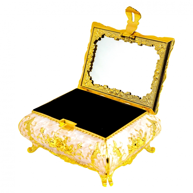 Զարդատուփ AV-7667 Էմալ. Սիրամարգ Ոսկյա 2